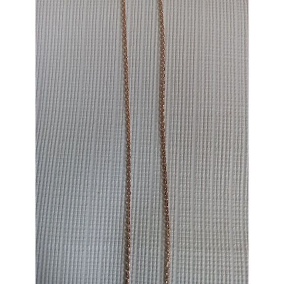 Rose Gold Copper Toned Lightweight Metal State of Texas Shaped Pendant Necklace - Picture 5 of 9